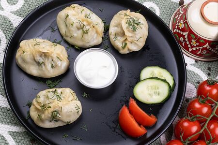 Манты мясные