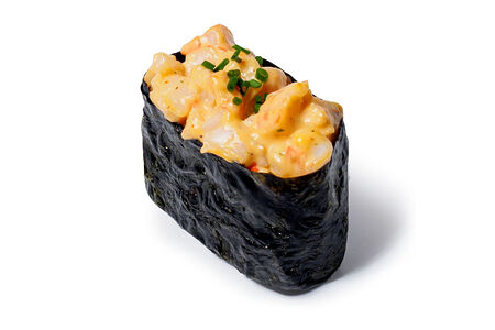 Гункан креветка спайси