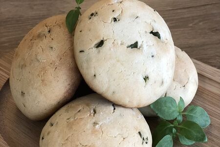 Печенье Сабле с базиликом и цедрой лимона