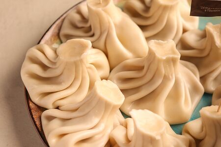 Хинкали с бараниной и телятиной