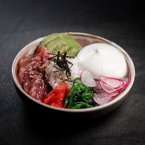 Поке с лососем