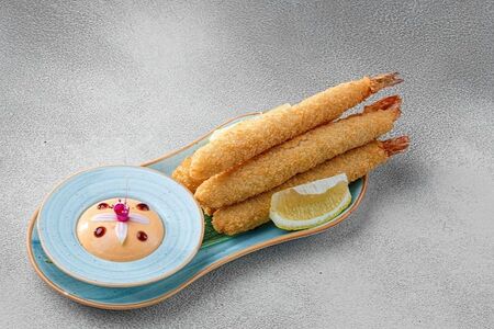 Креветки в кляре