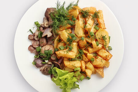 Картофель с грибами