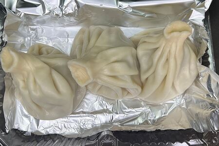 Грузинские хинкали с бараниной и говядиной