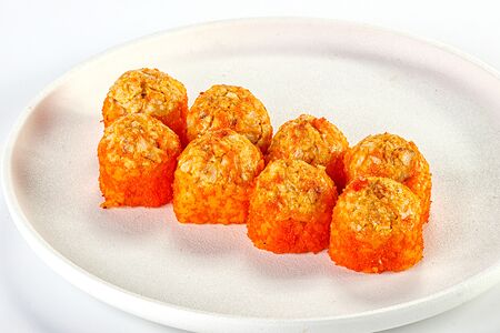 Запеченный ролл с курицей