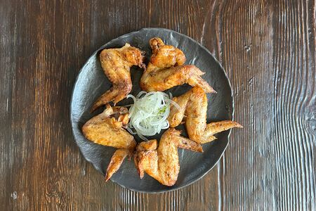 Куриные крылья на мангале