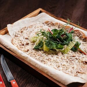 Карпаччо из копченого говяжьего языка