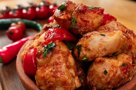 Оджхури с курицей