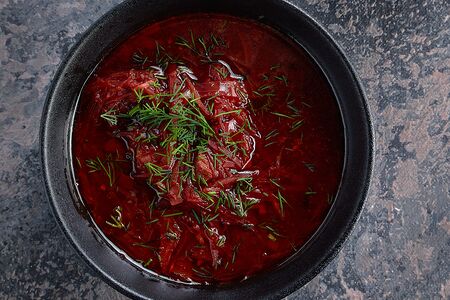 Борщ с говядиной