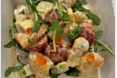 Венская вафля с креветками