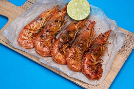 Лангустины на гриле