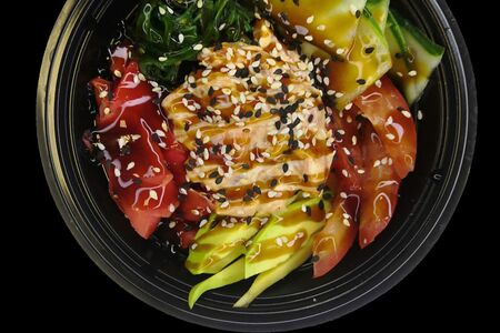 Поке с лососем