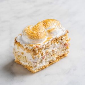 Мильфей с малиной