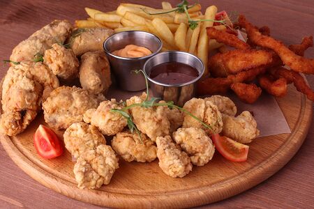 Кура во фритюре 