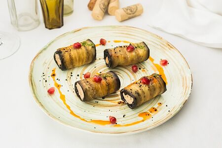 Жареные баклажаны с орехами