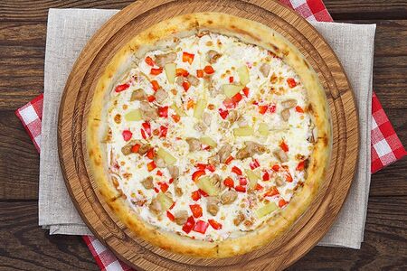 Пицца Курица в кисло-сладком соусе