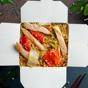 Рис с курицей