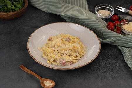 Паста с беконом