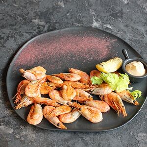 Жареные креветки