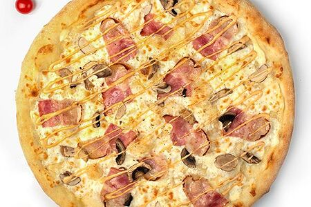 Пицца Бекон с грибами