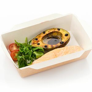 Стейк из семги с авокадо