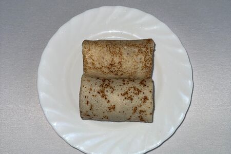 Блины с яйцом