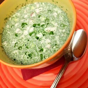 Мясная окрошка