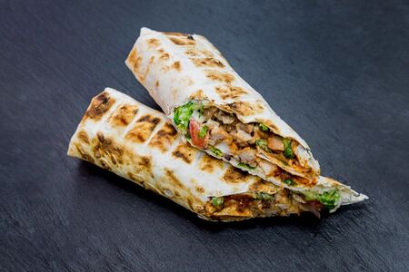 Шаурма со свининой на мангале