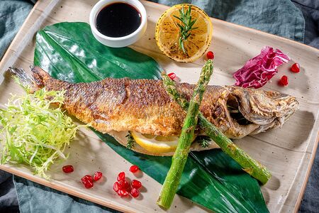 Сибас жареный