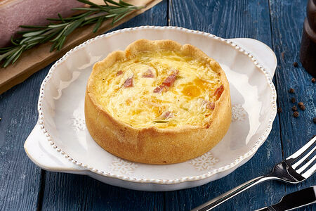 Киш лорен классический, с ветчиной и сыром