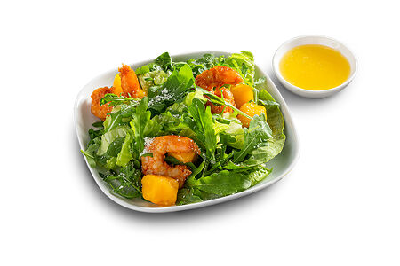 Салат Манго и креветки