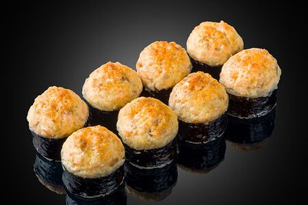 Ролл запеченный Филадельфия с креветкой 8 шт