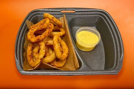 Луковые кольца в панировке