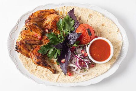 Цыпленок на мангале