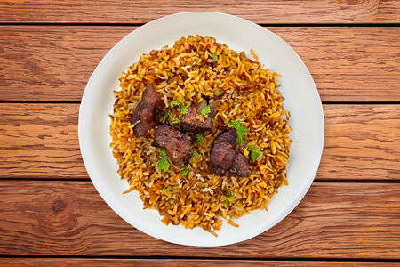 Плов с говядиной