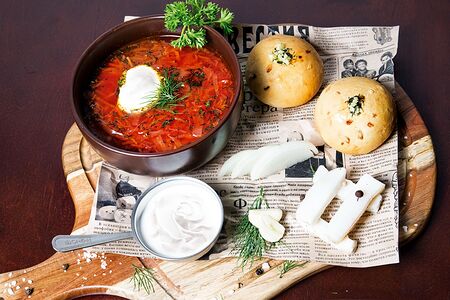 Борщ (порция на выбор)