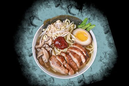 Рамен с курицей