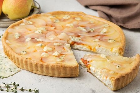 Пирог груша горгонзола