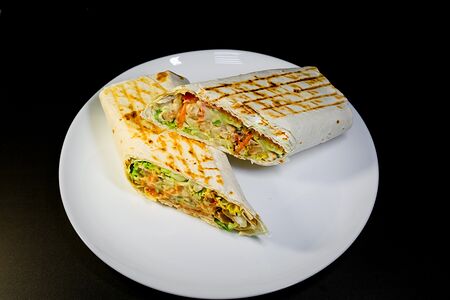 Мини-шаурма с курицей