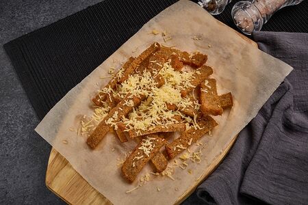 Гренки с сыром и чесноком