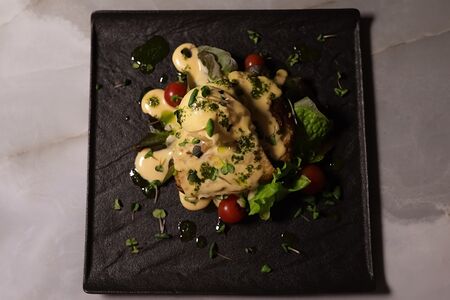 Вафля с курицей