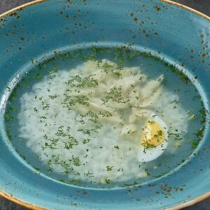 Домашний суп с лапшой