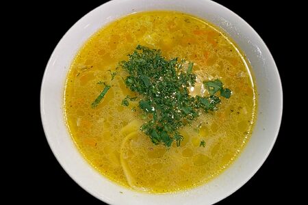 Куриный домашний суп