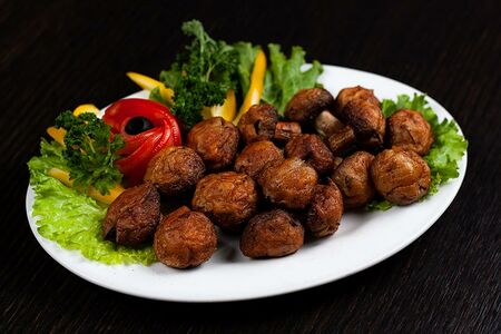 Шампиньоны на углях