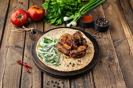 Шашлык из свиных ребер