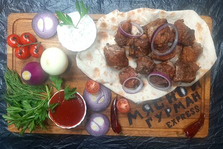 Шашлык из cвинoй шейки