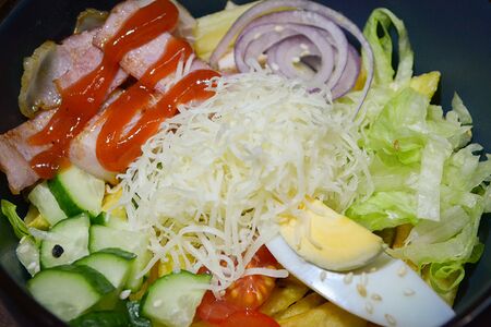 Боул с беконом