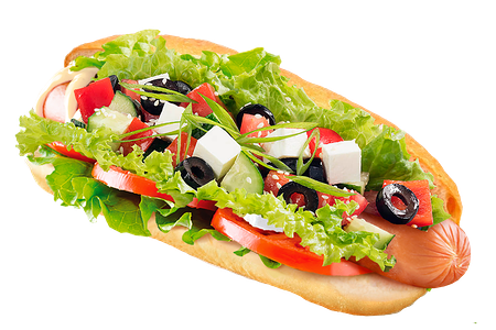 Хот-дог по-гречески