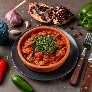 Чашушули из телятины на кеци