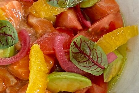 Севиче из лосося